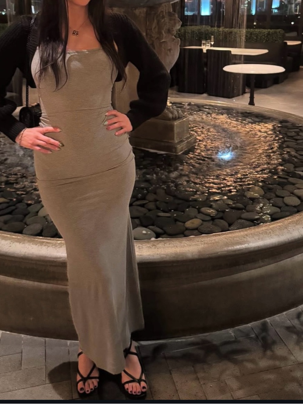 SKIMS  Bodycon Slip Dress